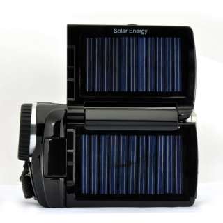 Solar Camcorder with Dual Charging Panels (720P HD)  