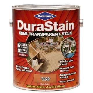   Transparent Water Based Natural Cedar Exterior Wood Stain DISCONTINUED