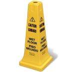 Rubbermaid Commercial Products 25 in. Multi Lingual Caution Wet Floor 