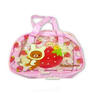   strawberry PVC cosmetic hand bag Japan magazine appendi 253  
