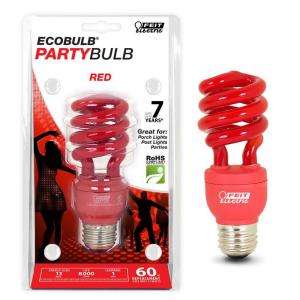 Feit Electric 13 Watt (60W) Red Twist CFL Light Bulb BPESL13T/R at The 