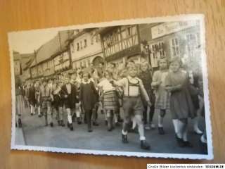 alte Fotokarte Schleusingen / Suhl ???? um 1950 Kinderfest  