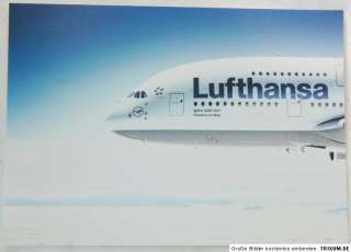 380 Lufthansa Airbus Postkarte 15x10,5 cm Frankfurt/M  