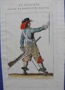 DE GHEYN SOLDAT MUSKETIER Kupferstich 1650 selten  