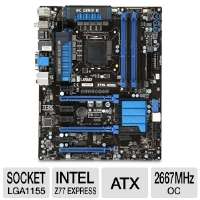 Click to view MSI Z77A GD55 Intel 7 Series Motherboard   ATX, Socket 