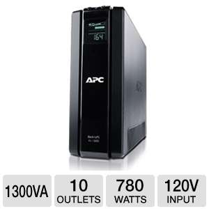 APC BR1300G Back UPS XS LCD 1300VA UPS Battery Backup   Master Control 