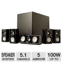 Klipsch HD500 Home Theater Speaker System   5.1 Channel, Up to 100 