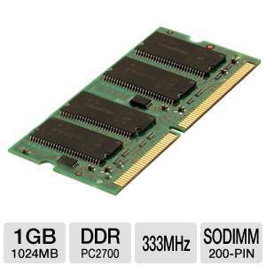 Corsair Value Select 1024MB PC2700 333MHz SODIMM Laptop Memory