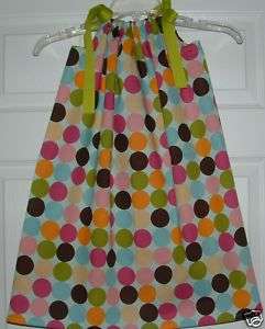 Polka Dot Pillowcase Dress Sizes 3M 6M 12M 2T 3T 4T 5T  