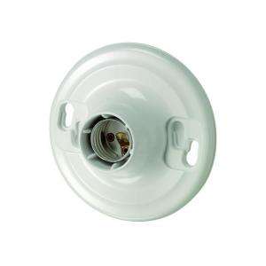Leviton Plastic Keyless Lamp Holder R50 08829 CW4 