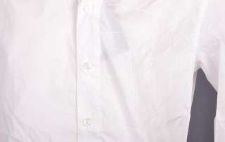 NWT GF FERRE Mens White Embroidered Dress Shirt M  