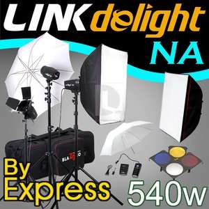 Flash Kit 540w 110 Photography Studio Strobe Light D3QA  