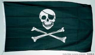 FLAGGE PIRATENFLAGGE 150X 93 CM GROß STOFF NEU  