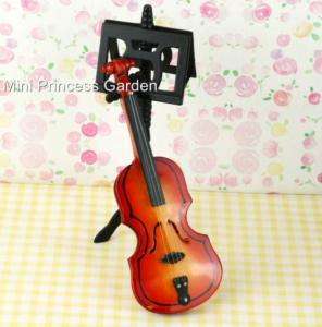 Dollhouse Miniature Music Room Music Instrument Violin  