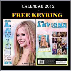 AVRIL LAVIGNE Kalender 2012 + Kostenlose AVRIL LAVIGNE Schlüsselring 