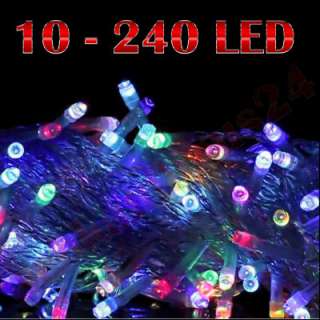 RGB LED Lichterkette Farbwechsel Anzahl + Länge wählbar  