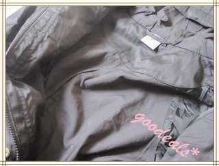 Womens Krean Trendy Hooded Pocket Coat Outwear Zippper Style Jackect 