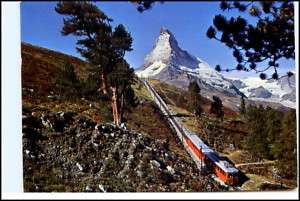 Zermatt Matterhorn Gornergratbahn Bergbahn Berg Bahn AK  