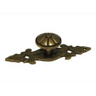   Hardware 1 In. Burnish Brass Backplate (Knob) BP23613BB at The Home