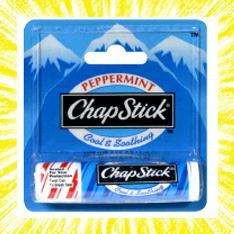 Chapstick Lip Balm, Cool & Soothing Peppermint Each  