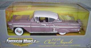 ERTL 118 1958 Chevy Impala Coral  