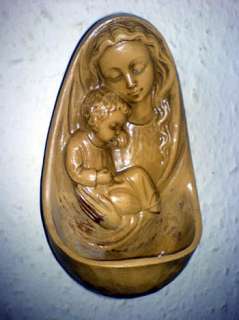 Weihwasserbecken Kunststoff Mutter Gottes mit Kind KS  