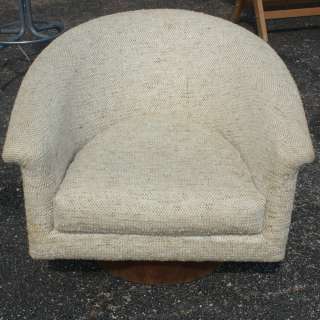   chair round wood platform base oatmeal fabric 32 5 width x 30 depth