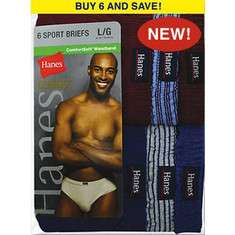 Hanes Classics Sport Brief (6 Pairs)    