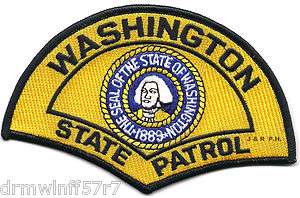 Washington State Patrol   1889 shoulder police patch (fire)  