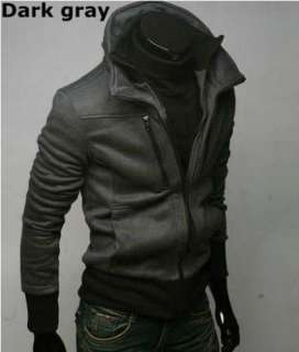   Coat Mens Jacket Slim Stylish Top Designed Hoody M L XL XXL #B  