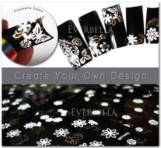 30 sheets 1500+ Nail Art Design Stickers Decal MV001G  