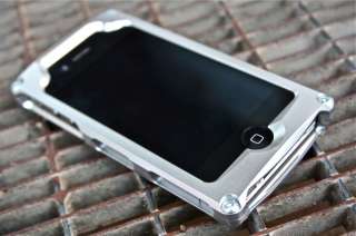 Iphone 4 ALU XEXEED 358 COVER HÜLLE CASE tasche metall SILBER 