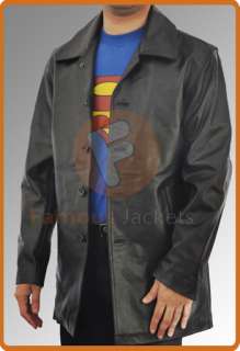 Supernatural Dean Winchester Mens Leather Jacket /Coat Vintage Black 