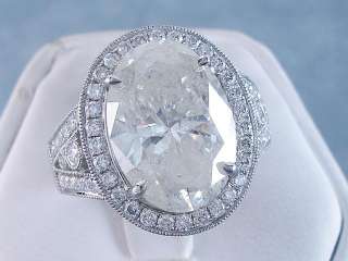 30 CT TW OVAL CUT DIAMOND ENGAGEMENT RING  