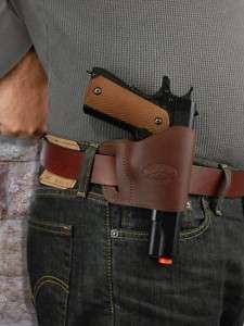 Barsony Brown Leather Yaqui Holster CZ 75 83 85 97 100  