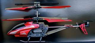   CHANNEL INFRARED MINI HELICOPTER, THE POLISHED METAL FRAME MAKES
