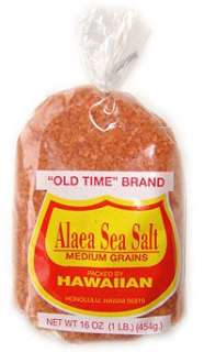 Hawaiian Red Alaea Hawaii Sea Salt Old Time Brand   1lb  
