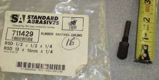 Standard Abrasives 711429 Rubber Drum Mandrel $2.75 1/4  