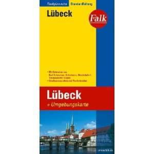 Falk Stadtplan Extra Standardfaltung Lübeck  Falk Verlag 