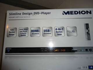 MEDION DVD PLAYER SLIMLINE DESIGN MD 82533 OVP in Dortmund   Dortmund 
