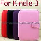   ,PU Leather Cover Case for  Kindle 3 3G Keyboard Wallet Pouch