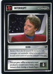 Star Trek CCG Voyager; Quinn.  