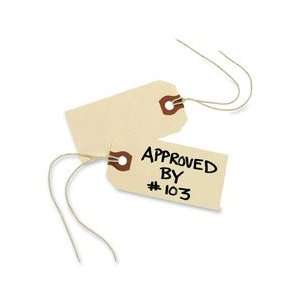  Avery Dennison 12502 Shipping Tags, Paper/Twine, 3 1/4 x 1 