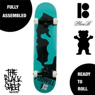 PLAN B TOREY PUDWILL x GRIZZLY COMPLETE SKATEBOARD SETUP NEW  