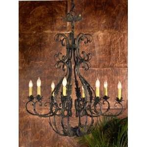 By Artistic Lighting Lafayette Collection Black Finish Hand Forged 
