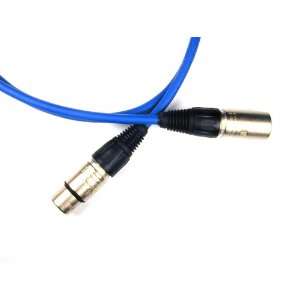   LoZ   Neutrik XLRF/XLRM Microphone Cable   Blue Musical Instruments
