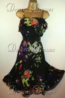 BNWT Coast Ella Ruffle silk print dress size 8 RRP135  