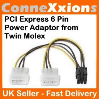   PCI Express 6 Pin Power Connector from Twin Molex