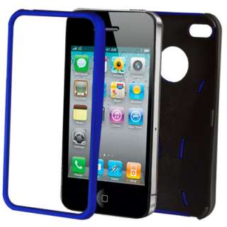 FITS IPHONE 4S & 4 NEW STYLISH DUAL COLOUR SERIES CASE COVER & SCREEN 
