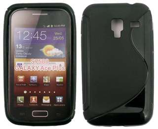 Custodie + pellicole per Samsung Galaxy Ace PLUS S7500 poliuretano 